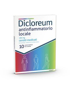 Dicloreum Antinfiammatorio Locale 180 mg 10 Cerotti Medicati