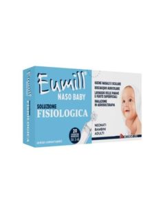 Eumill Baby Fisiologica - Soluzione per il Naso in Monodose da 5ml, Pacco da 20